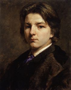 Frank Holl, 'Self Portrait' (1863) Oil on Canvas. 